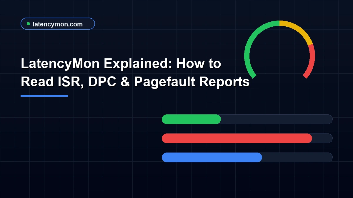 LatencyMon Report Guide